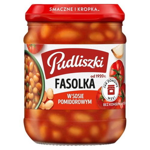 Fasolka w sosie pomidorowym  Pudliszki 450 g