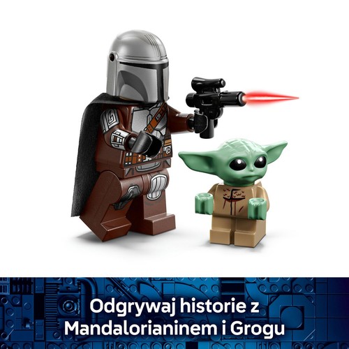 Star Wars Śmigacz Mandalorianina i Grogu 75436 LEGO 1 sztuka