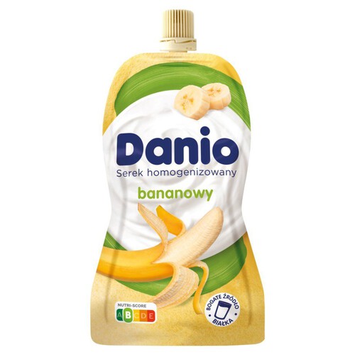 Danio serek homogenizowany o smaku bananowym Danone 120 g