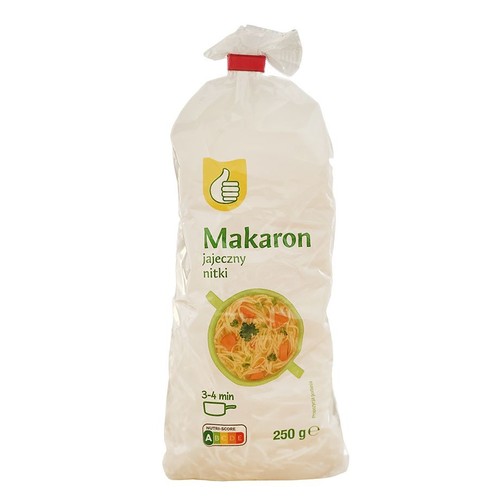 Makaron jajeczny nitki Auchan 250 g