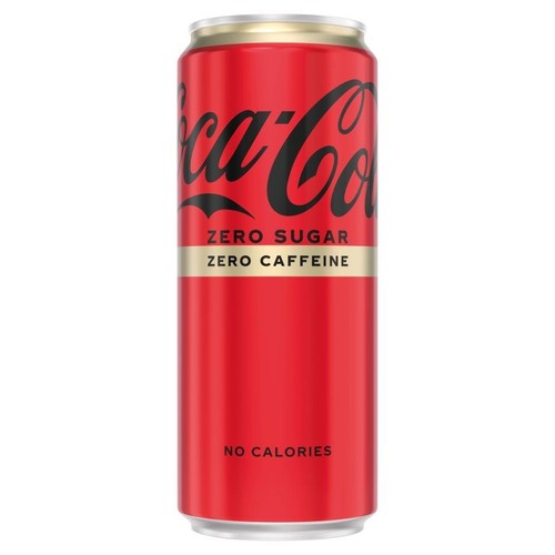 Napój gazowany Zero o smaku cola  Coca-Cola 330 ml