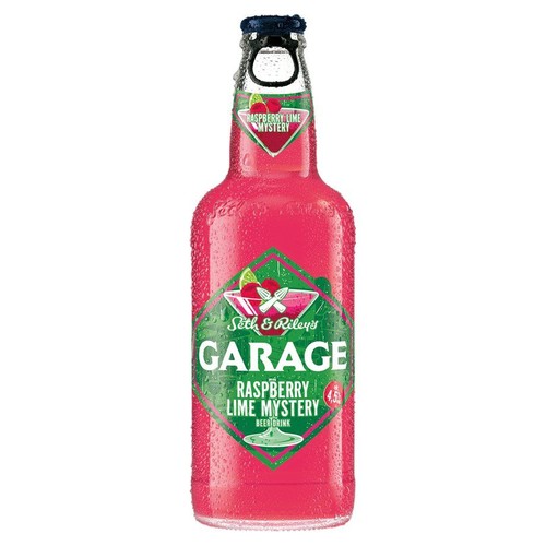 Piwo smakowe Myutery o smaku malinowo - limonkowym alk. 4,5 obj. Garage 400 ml