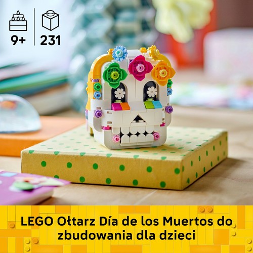 Ozdoba z czaszką LEGO® Ołtarz dla zmarłych Día De Los Muertos 40811 LEGO 1 sztuka