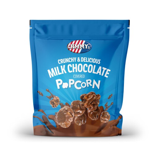 Popcorn o smaku mlecznej czekolady Jimmy 120 g