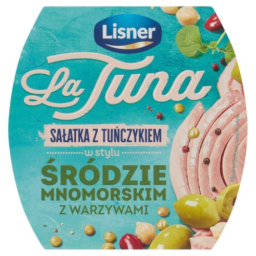 Sałatka z tuńczykiem z warzywami   Lisner 160 g