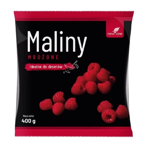 Maliny mrożone new one 400 g