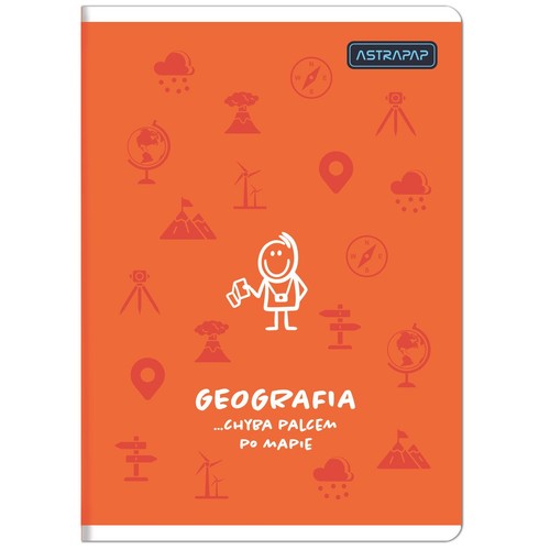 Zeszyt tematyczny Astrapap A5 60k kratka Geografia ASTRA 1 sztuka