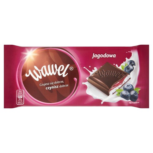 Czekolada z nadzieniem jagodowo-jogurtowym  Wawel 100 g