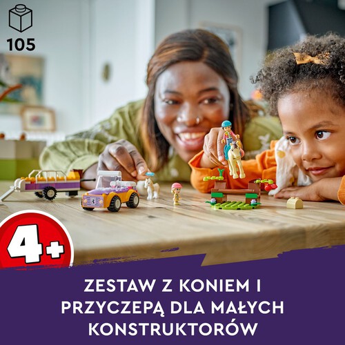 Friends Przyczepka dla konia i kucyka 42634 LEGO zestaw