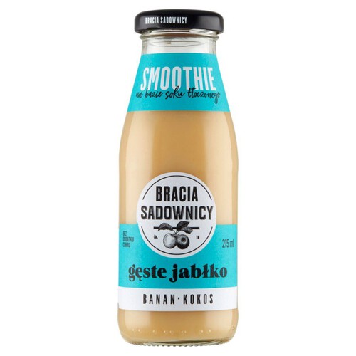 Smoothie Gęste jabłko banan kokos Bracia Sadownicy 215 ml