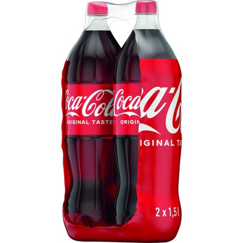 Napój gazowany o smaku cola Coca-Cola 2 x 1,5 l