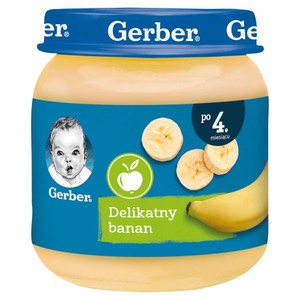 Delikatny banan po 4. miesiącu Gerber 125 g