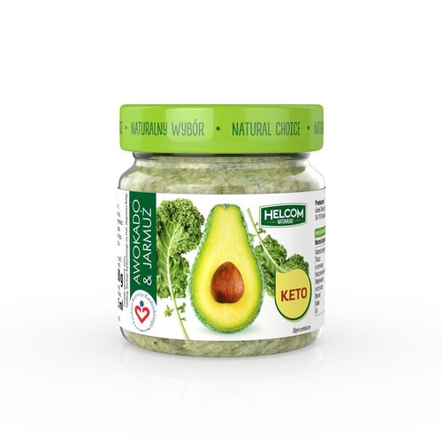 Keto Pasta z awokado i jarmużu Helcom 180 g