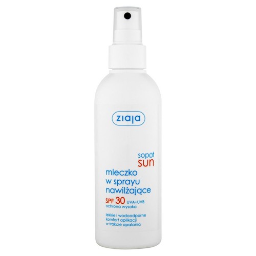 Mleczko w sprayu nawilżające ZIAJA 170 ml