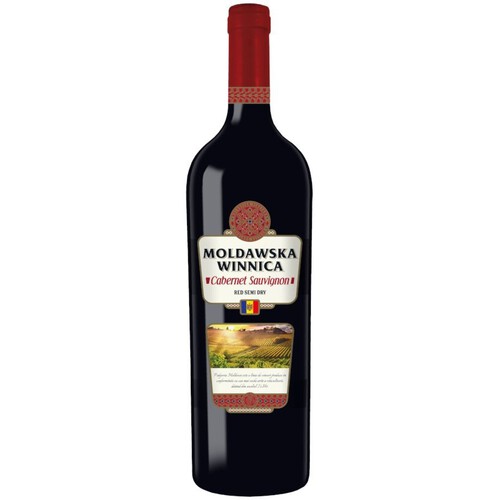 Wino czerwone półwytrawne Mołdawska Winnica 750 ml