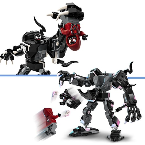 Super Heroes Mechaniczna zbroja Venoma vs. Miles Morales 76276 LEGO 1 sztuka