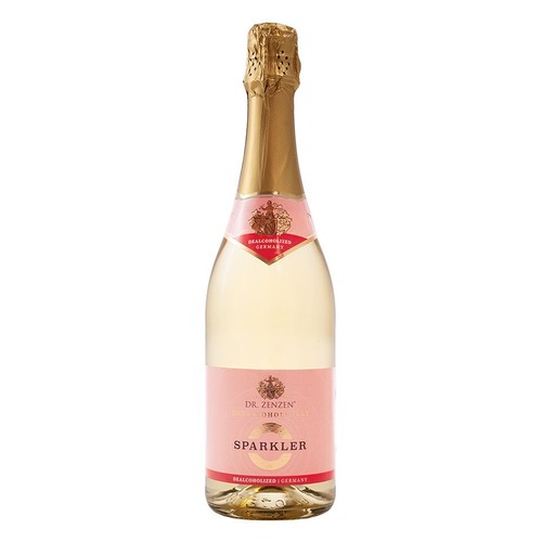 Wino bezalkoholowe niemieckie musujące białe Sparkler alk. 0,0% obj. Dr Zenzen 750 ml