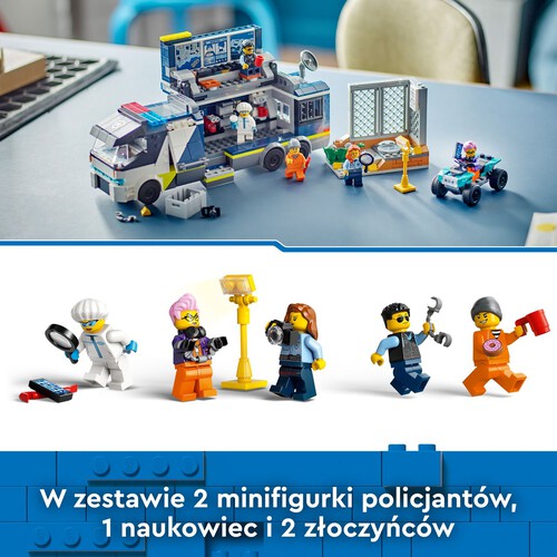 City Policyjna ciężarówka z laboratorium kryminalnym 60418 LEGO zestaw