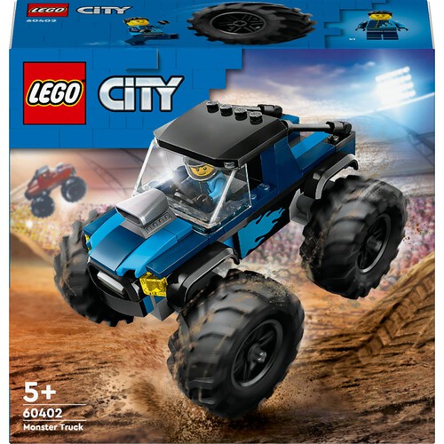 City Niebieski monster truck 60402 LEGO zestaw