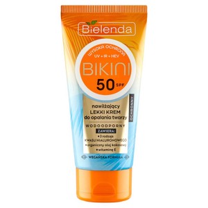 Bikini Lekki krem do opalania twarzy SPF 50 Bielenda  50 ml