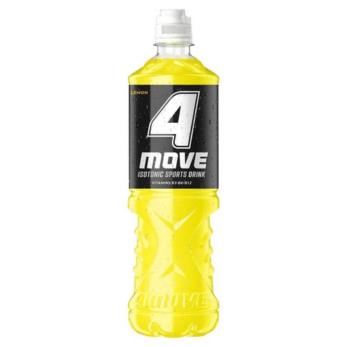 Napój izotoniczny niegazowany o smaku cytrynowym z dodatkiem witamin  4Move 750 ml