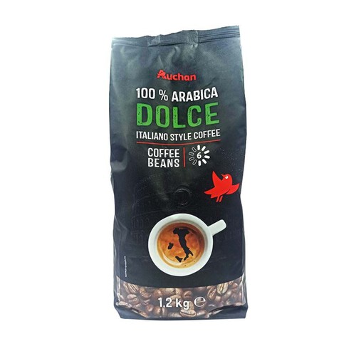 Kawa ziarnista Italiano Barista Dolce Auchan 1,2 kg