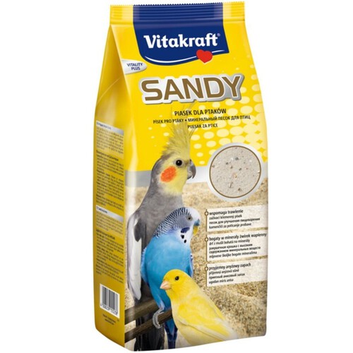 Piasek dla ptaków Sandy 3 Plus VitaKraft 2,5 kg