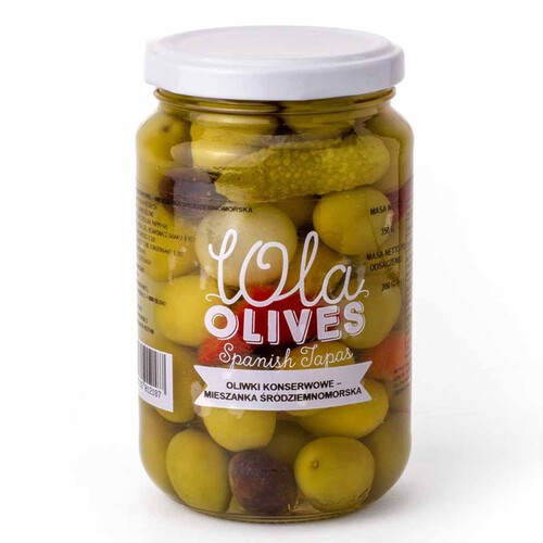 Oliwki konserwowe - mieszanka śródziemnomorska Lola Olives 200 g