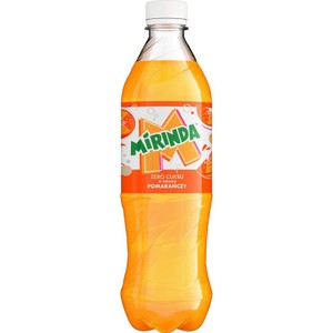 Napój gazowany Zero Cukru o smaku pomarańczowym Mirinda 500 ml