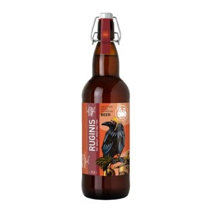 Piwo jasne Ruginis Lager alk. 5,2% obj. Aukstaitijos  1 l