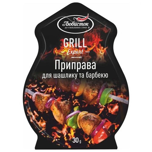 Przyprawa do szaszłyków i barbecue "Grill Expert"   Liubystok 30 g