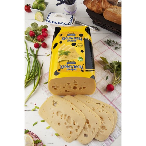 Ser Królewiecki Szwajcar  plastry Auchan na wagę ok. 250 g