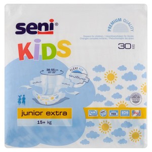 Pieluchomajtki dla dzieci junior extra 15+ kg Seni 30 sztuk
