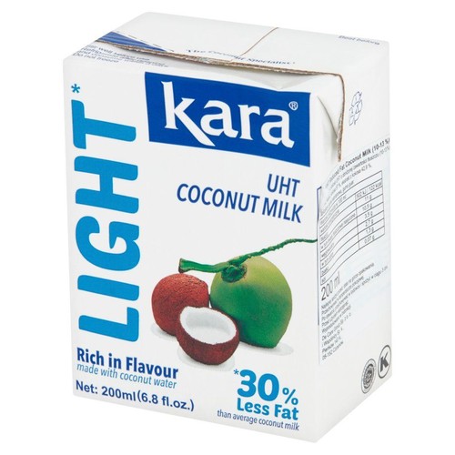 Mleczko kokosowe UHT light 10-13%tł Kara 200 ml