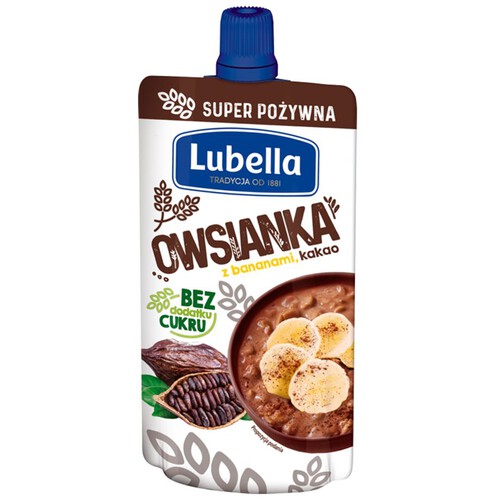 Owsianka z bananami i kakao Lubella 100 g