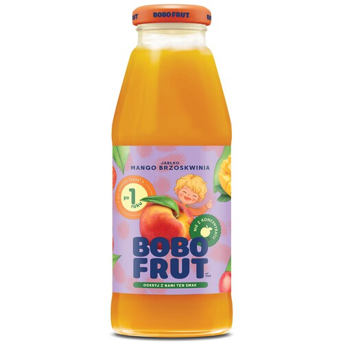 Sok jabłko mango brzoskwinia po 12 miesiącu Bobo Frut 300 ml