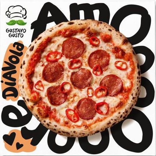 Pizza Amore Diavola Gustavo Gusto 325 g