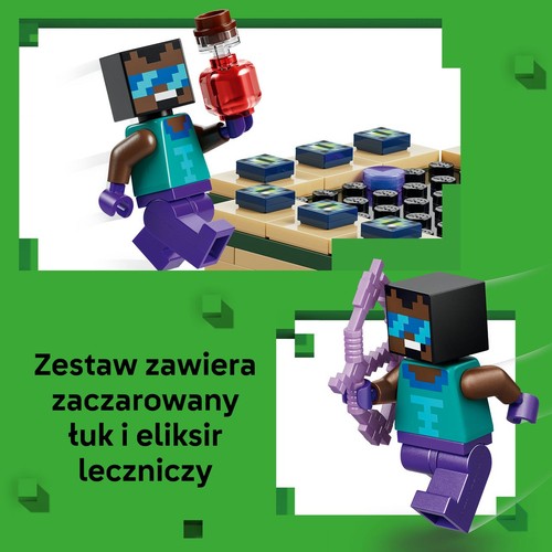 Minecraft® Podróż przez portal Netheru i Kresu 21584 LEGO 1 sztuka