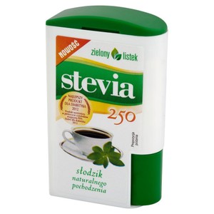 Stevia słodzik naturalnego pochodzenia Zielony listek 250 drażetek