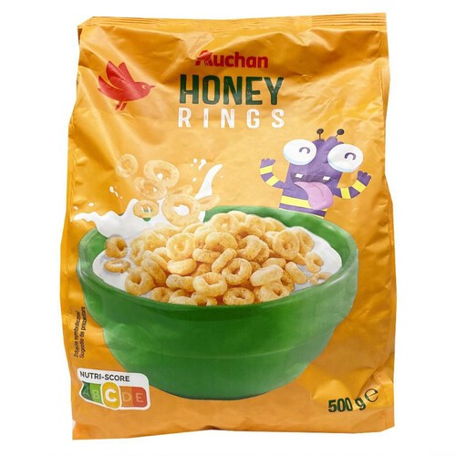 Honey Rings kółka miodowe Auchan 500 g