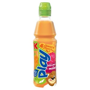 Napój wieloowocowo-marchwiowy o smaku marchwi i maliny Kubuś 400 ml