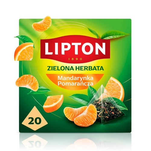 Herbata zielona mandarynka i pomarańcza Lipton 20 torebek