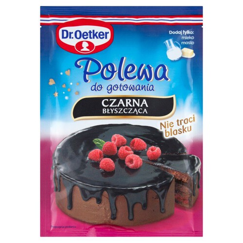 Polewa do gotowania czarna błyszcząca Dr.Oetker 77 g