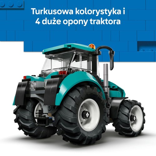 City Traktor 60498, zestaw konstrukcyjny z minifigurką LEGO 1 sztuka