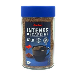 Kawa rozpuszczalna Intense Gold bezkofeinowa  Auchan 100 g