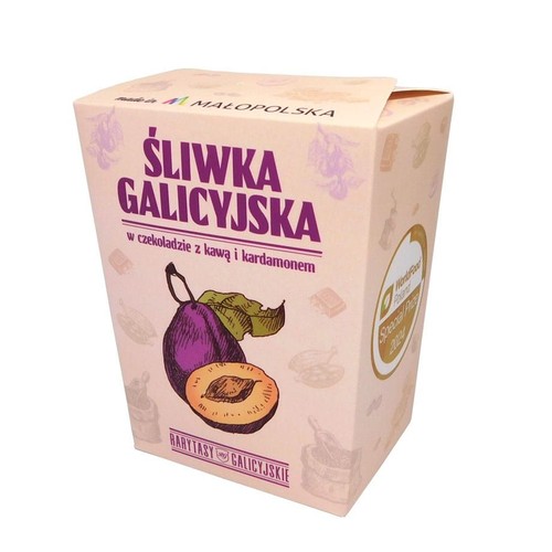 Śliwka Galicyjska w czekoladzie z kawą i kardamonem Alta Saska 150 g