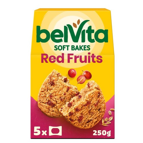 Ciastka zbożowe z żurawiną i rodzynkami   belVita 250 g