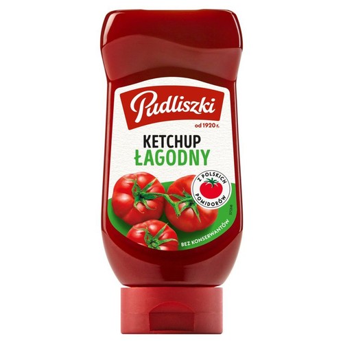Ketchup łagodny Pudliszki 480 g