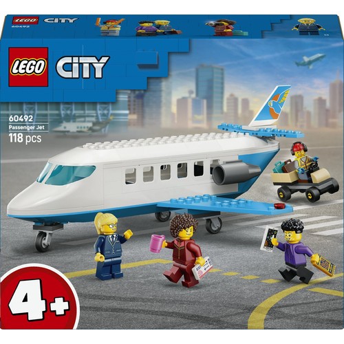 City Samolot pasażerski 60492, zestaw konstrukcyjny LEGO 1 sztuka