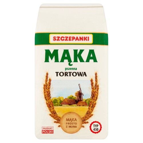 Mąka pszenna typ 450 tortowa Szczepanki 1 kg